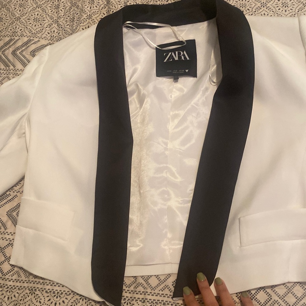 White blazer